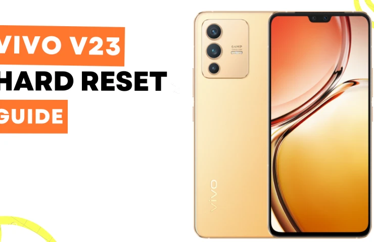 Vivo V23 hard reset