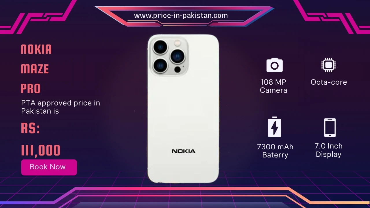 Nokia Maze Pro
Price in Pakistan 111,000